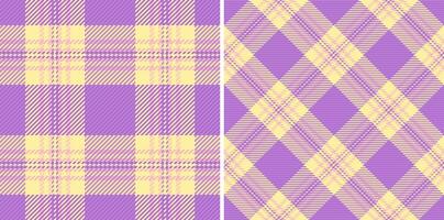 Pattern tartan of textile background check with a texture seamless plaid fabric. Set in rainbow colors of tile flooring trends. vector