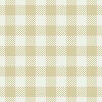 Vintage tartan textile plaid, idea fabric background check. School seamless texture pattern in white and light colors. vector