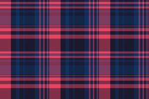 Custom seamless texture check, france background plaid. Apparel textile tartan fabric pattern in dark and red colors. vector
