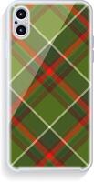 Mobile phone cover design. Template smartphone case pattern. vector