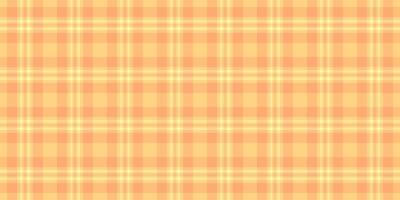 Hunter pattern check , bedding background fabric texture. Present textile plaid seamless tartan in orange and amber colors. vector