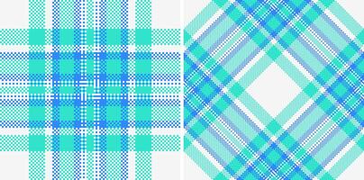Pattern texture fabric of seamless plaid check with a textile background tartan . Set in neon colors for decorative pillows in bedroom . vector