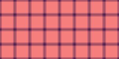 Internet fabric textile, diverse tartan texture background. Multicultural plaid check pattern seamless in red and pink colors. vector