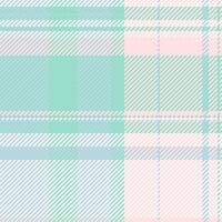 Form seamless fabric plaid, menswear tartan textile. Cover check texture background pattern in teal and light colors. vector