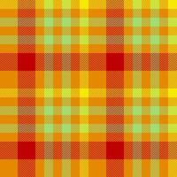 Many pattern check, cowboy plaid background fabric. Crossed texture textile tartan seamless in amber and green colors. vector