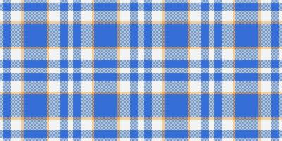 Luxury fabric tartan seamless, bedding pattern check . Up texture plaid textile background in blue and white colors. vector