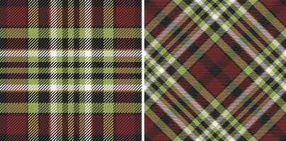 Background check of texture seamless pattern with a tartan fabric plaid textile. vector