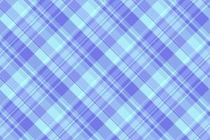 Geometrical texture background pattern, usa plaid fabric tartan. Skill seamless check textile in blue and light colors. vector