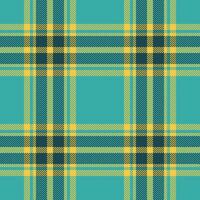 Plaid seamless pattern in green. Check fabric texture. textile print. vector
