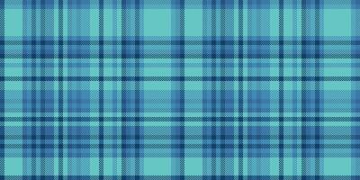 Equal fabric seamless , bathroom texture textile pattern. Valentine background check plaid tartan in cyan and teal colors. vector