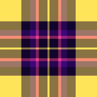Sketching textile pattern, idea background seamless plaid. Packing check fabric texture tartan in amber and red colors. vector