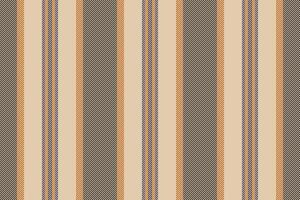 Lough vertical texture, reel lines fabric stripe. Comantic seamless pattern textile background in light and black colors. vector