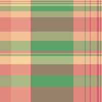 Scrapbooking seamless background pattern, sketch texture textile. Awesome plaid fabric tartan check in red and pastel colors. vector