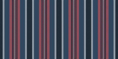Soft seamless fabric background, azul texture stripe textile. Square lines pattern vertical in cyan and black colors. vector