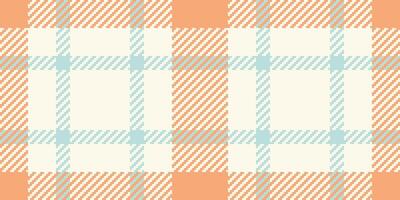Hounds tooth check background, multi pattern tartan texture. Up textile plaid fabric seamless in sea shell and orange colors. vector