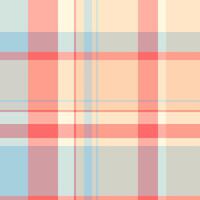 Contemporary check tartan plaid, endless pattern seamless textile. Empty background texture fabric in red and light colors. vector