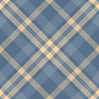 Quiet tartan background textile, table cloth texture seamless fabric. Furniture plaid pattern check in cyan and pastel colors. vector