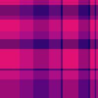 Commercial check pattern, rag seamless background texture. Birthday fabric tartan textile plaid in pink and magenta colors. vector