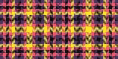 Open texture tartan , satin background pattern fabric. Subtle seamless check textile plaid in violet and red colors. vector