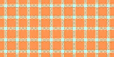 Celtic check background, curtain texture textile tartan. Layer seamless fabric pattern plaid in orange and light colors. vector