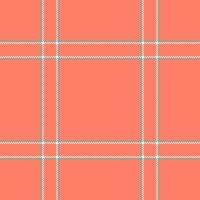 Invitation tartan pattern background, customize plaid fabric . Asymmetric textile texture seamless check in red and teal colors. vector