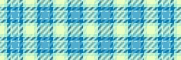 Overlay fabric background, outside texture plaid seamless. Warp textile tartan pattern check in cyan and light colors. vector
