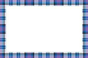 Vintage frame . Scottish border pattern retro style. Tartan plaid ornament. vector