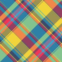 Suit check background textile, conceptual seamless fabric plaid. Styling pattern tartan texture in blue and yellow colors. vector