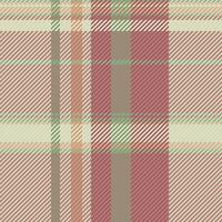 Purchase background texture plaid, print fabric pattern seamless. Panel check textile tartan in red and light colors. vector