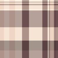 Paper textile texture seamless, coat tartan check fabric. Image background plaid pattern in pastel and light colors. vector