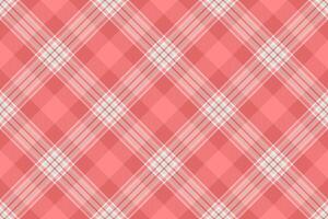 Idea texture fabric pattern, hispanic plaid background tartan. Window seamless check textile in red and white colors. vector