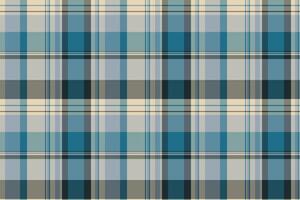 Multicolor tartan pattern texture, brazil check plaid fabric. Checking textile seamless background in pastel and cyan colors. vector