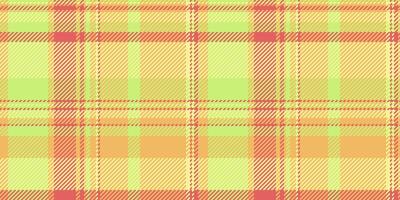 Quilted seamless pattern fabric, minimal plaid tartan textile. Product texture background check in amber and yellow colors. vector