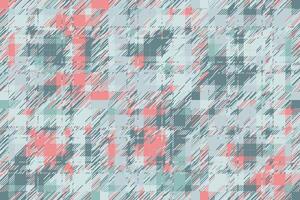 Modern glitch background. Color geometric abstract pattern . vector