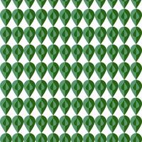 Seamless pattern with green heart on white background.illustration. vector
