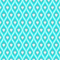 Seamless pattern. Background with blue hearts and waves. vector