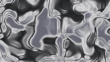 Fluid silver abstract swirls for metallic textures, suitable for design elements, backgrounds, or modern artistic projects in print or digital media. 4k animation video