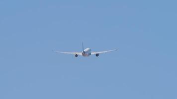 NOVOSIBIRSK, RUSSIAN FEDERATION - APRIL 27, 2024. Airbus A330 of I-Fly take off. Passenger plane departure. Travel concept. Airplane rising into the sky, landing gear retracting video
