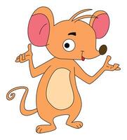 Mouse isolated on a white background vector