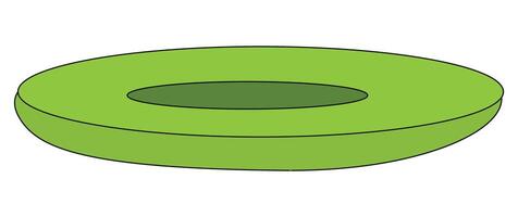 Plate isolated on a white background vector
