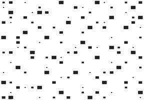 Squares of various sizes scattered and far apart vector
