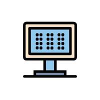 computer monitor icon illustration vector