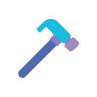 a hammer icon on a white background vector