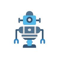 robot icon illustration style vector