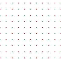 Small red and green seamless polka dot pattern , White background. Christmas theme vector
