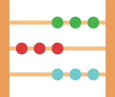 Abacus icon image. Suitable for mobile apps, web apps and print media. vector