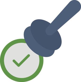 Approved icon image. Suitable for mobile apps, web apps and print media. vector