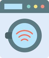 Automatic Washing Machine icon image. Suitable for mobile apps, web apps and print media. vector