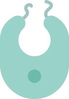 Baby Bib icon image. Suitable for mobile apps, web apps and print media. vector