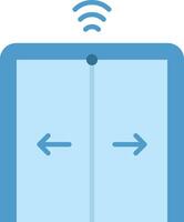 Automatic Doors icon image. Suitable for mobile apps, web apps and print media. vector